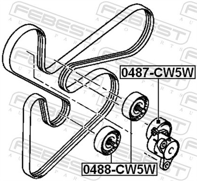 FEBEST 0488-CW5W EAN: 4056111075488.