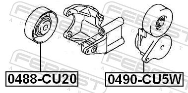 FEBEST 0490-CU5W EAN: 4056111057644.