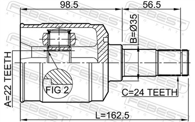 FEBEST 0511-323FLH EAN: 4056111037325.