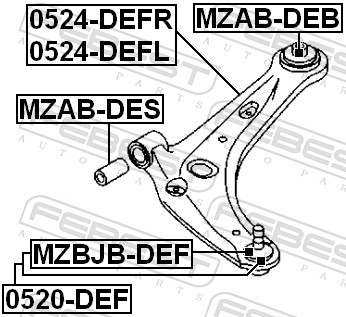 FEBEST 0520-DEF EAN: 4056111072067.