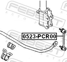 FEBEST 0523-PCR00 EAN: 4056111013831.