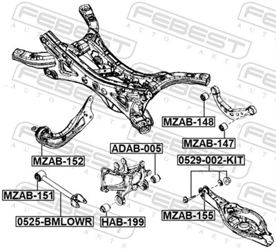 FEBEST 0525-BMLOWR EAN: 4056111179339.