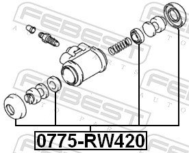FEBEST 0775-RW420 EAN: 4056111084114.