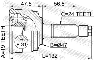 FEBEST 0910-014 EAN: 4056111035703.