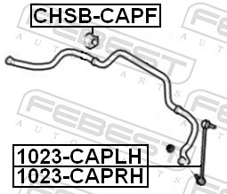 FEBEST 1023-CAPRH EAN: 4056111046648.