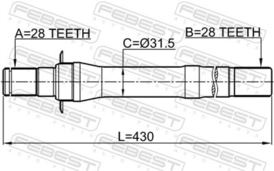 FEBEST 1212-IX35AT6 EAN: 4056111113401.