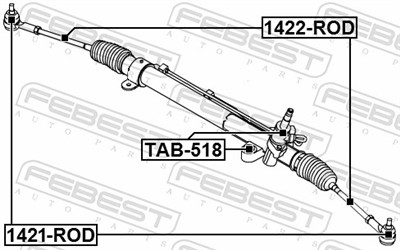 FEBEST 1421-ROD EAN: 4056111094366.