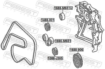 FEBEST 1690-OM651 EAN: 4056111176741.
