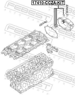FEBEST 17410-CCZA-KIT EAN: 4056111162652.