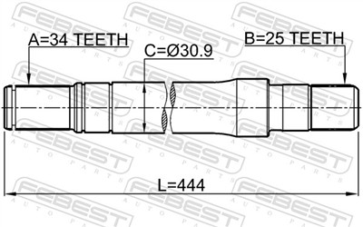 FEBEST 1812-A17DTRH EAN: 4056111116402.