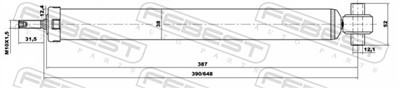 FEBEST 18656540R EAN: 4056111141961.
