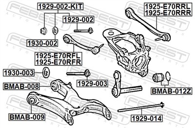 FEBEST 1925-E70RRL EAN: 4056111189253.