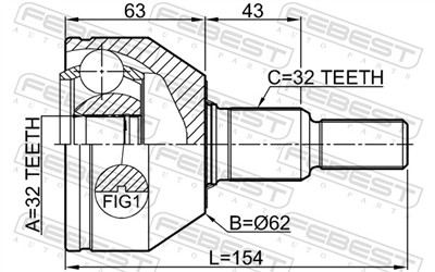 FEBEST 2010-WLF EAN: 4056111197968.