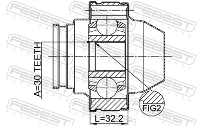 FEBEST 2211-FQSHA EAN: 4056111113289.