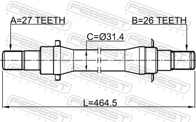 FEBEST 2212-SP4WDMT EAN: 4056111125527.