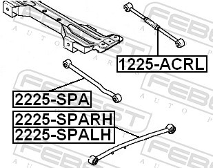FEBEST 2225-SPALH EAN: 4056111038681.