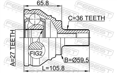FEBEST 2310-031 EAN: 4056111040684.