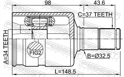FEBEST 2311-5N1LH EAN: 4056111148724.