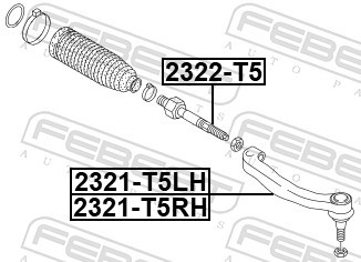 FEBEST 2321-T5LH EAN: 4056111132471.