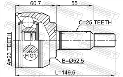 FEBEST 2410-KAPT EAN: 4056111144269.