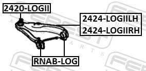 FEBEST 2420-LOGII EAN: 4056111144634.