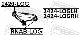 FEBEST 2420-LOG EAN: 4056111033563.