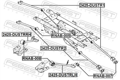 FEBEST 2425-DUSTRRH EAN: 4056111173306.