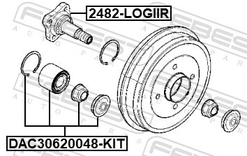FEBEST 2482-LOGIIR EAN: 4056111160856.
