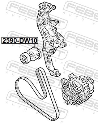 FEBEST 2590-DW10 EAN: 4056111176758.