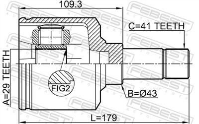 FEBEST 2811-DUCQ18LH EAN: 4056111127460.