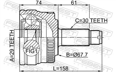 FEBEST 2910-RRIIIR EAN: 4056111070452.