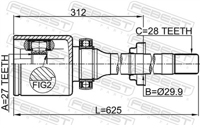 FEBEST 2911-FLIIRH EAN: 4056111127484.