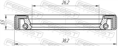 FEBEST 95FAY-28380606X EAN: 4056111088891.
