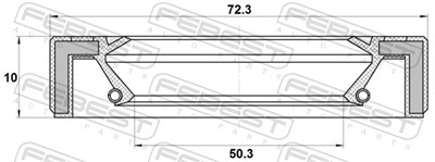 FEBEST 95GAS-52721010R