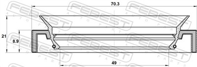 FEBEST 95HAY-50700921L