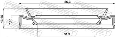 FEBEST 95HEY-33560814C EAN: 4056111089539.