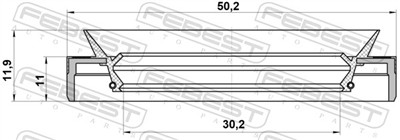 FEBEST 95MFW-32501112R EAN: 4056111162935.