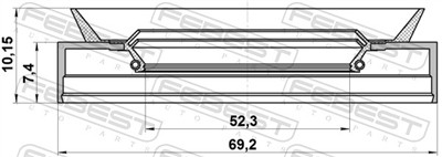 FEBEST 95TBS-54690710X EAN: 4056111085081.
