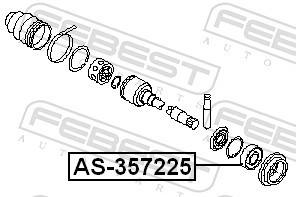 FEBEST AS-357225 EAN: 4056111074436.