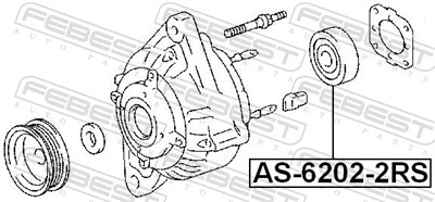 FEBEST AS-6202-2RS EAN: 4056111054889.