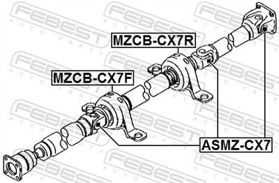 FEBEST ASMZ-CX7 EAN: 4056111080185.