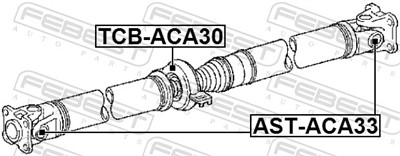 FEBEST AST-ACA33 EAN: 4056111085708.