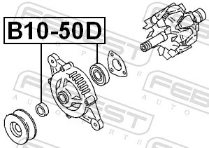 FEBEST B10-50D EAN: 4056111019734.