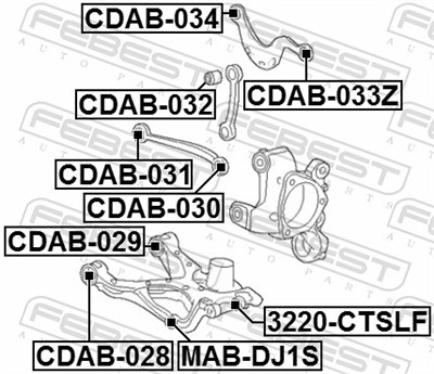 FEBEST CDAB-034 EAN: 4056111116891.