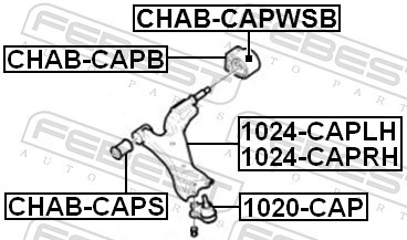 FEBEST CHAB-CAPB EAN: 4056111049359.