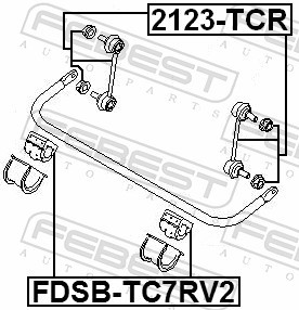 FEBEST FDSB-TC7RV2 EAN: 4056111112619.