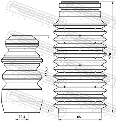 FEBEST FDSHB-MONIIIR-KIT EAN: 4056111146171.