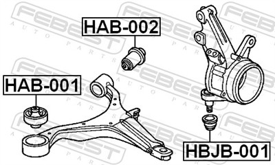 FEBEST HAB-002 EAN: 4056111003122.