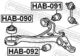 FEBEST HAB-092 EAN: 4056111009254.