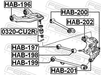 FEBEST HAB-200 EAN: 4056111064659.